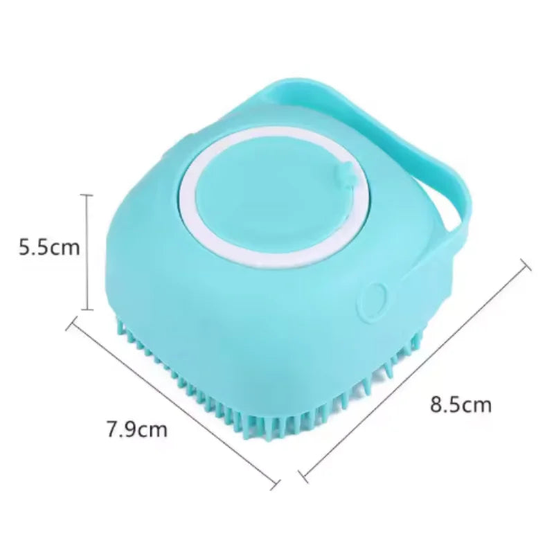 Soft Silicone Pet Bath Massage Gloves for Puppy Dog Cat Safety Grooming Tool Mascotas Bathroom Accessories