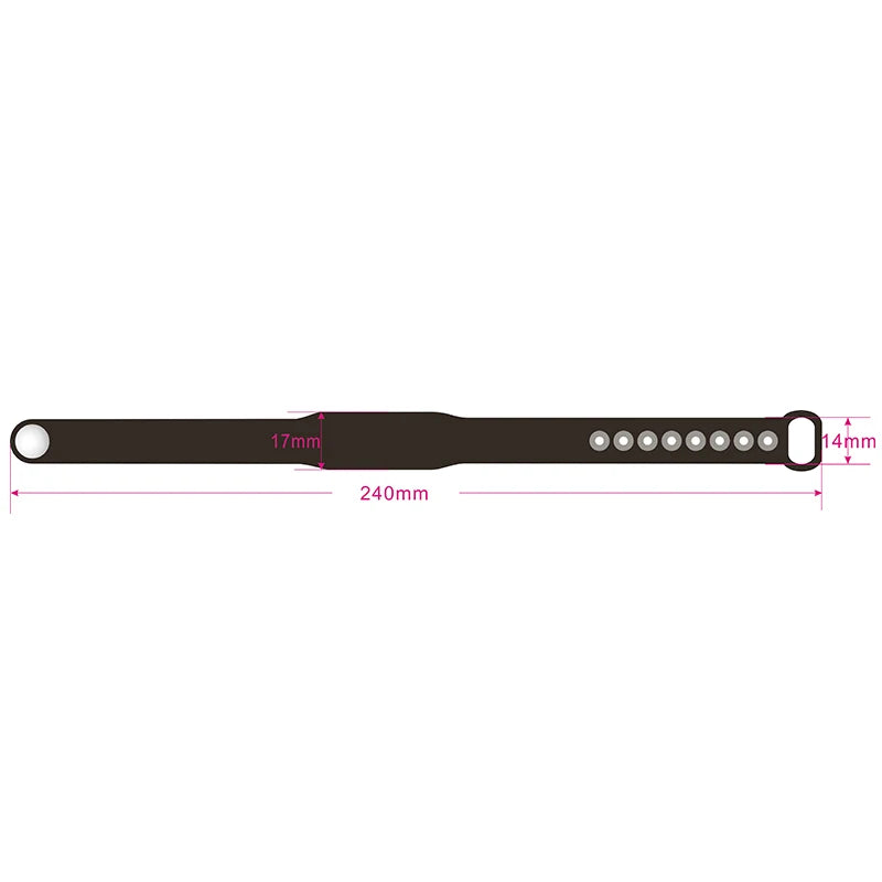 NFC Wristband Digital Business Card Wristband - Tap to Share NFC - iPhone & AndroidAll NFC enabled devices